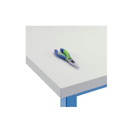 Global Equipment 60"W x 30"D x 1-5/8"H Plastic Laminate Square Edge Workbench Top 60X30PBT